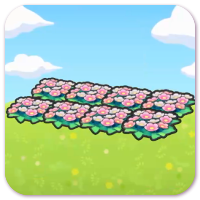 Field of flowers habitat image